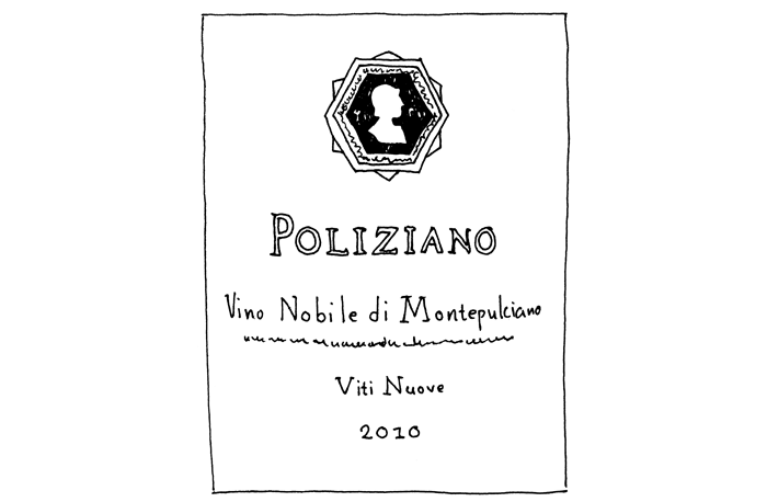 Vinetikett-Poliziano